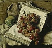 Francis Barraud Nature morte aux raisins